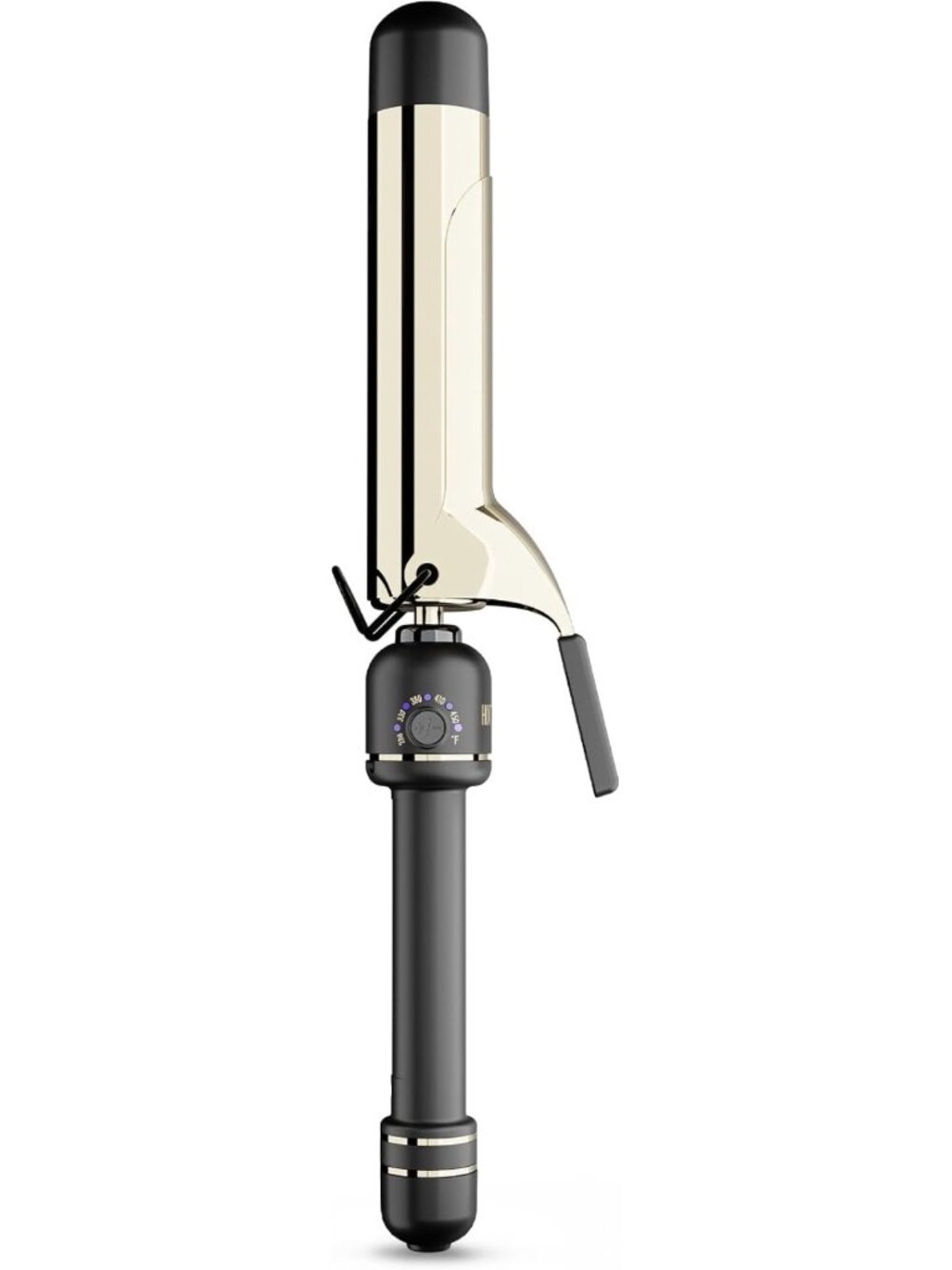 24K Gold 1.5” Extended Barrel Curling Iron - Professional Hair Styling Tool